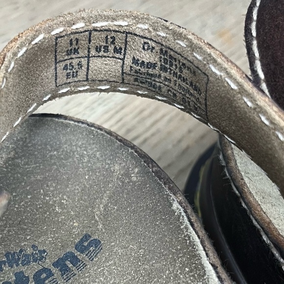 Dr. Martens Men’s Leather Fishermen’s Sandals Brown 90s Archive Y2K Size 12 - Picture 7 of 10